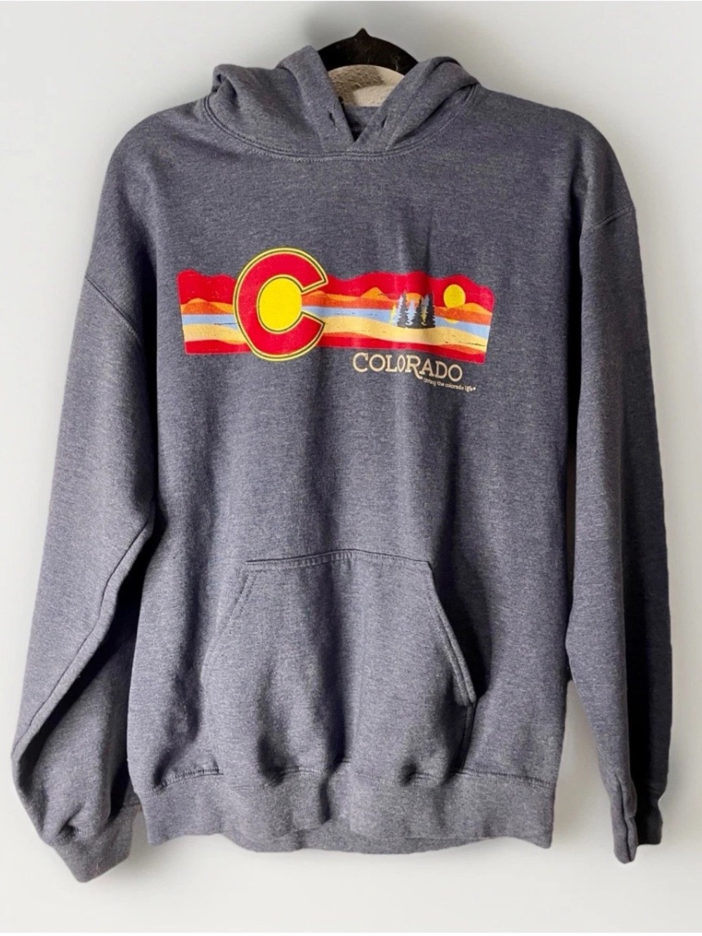 Colorado CO Outdoor Comfort Travel Hoodie
